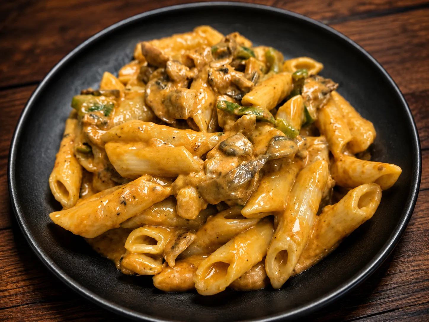 Triple Threat creamy pasta at Pasta Basta Winnipeg
