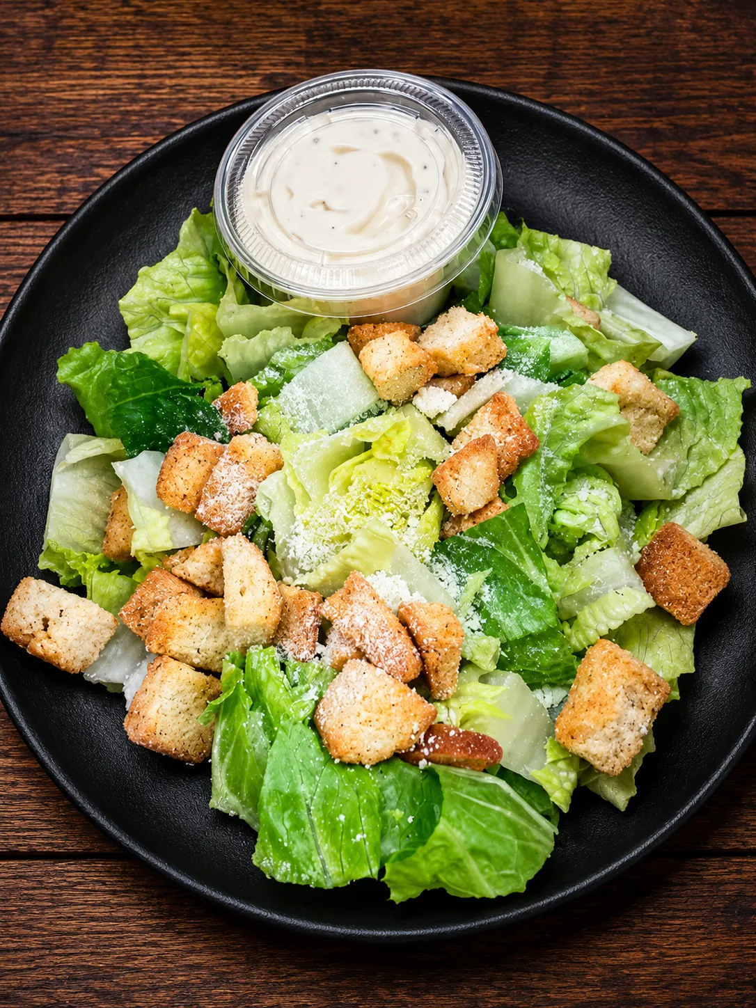 Classic Caesar salad at Pasta Basta in Winnipeg